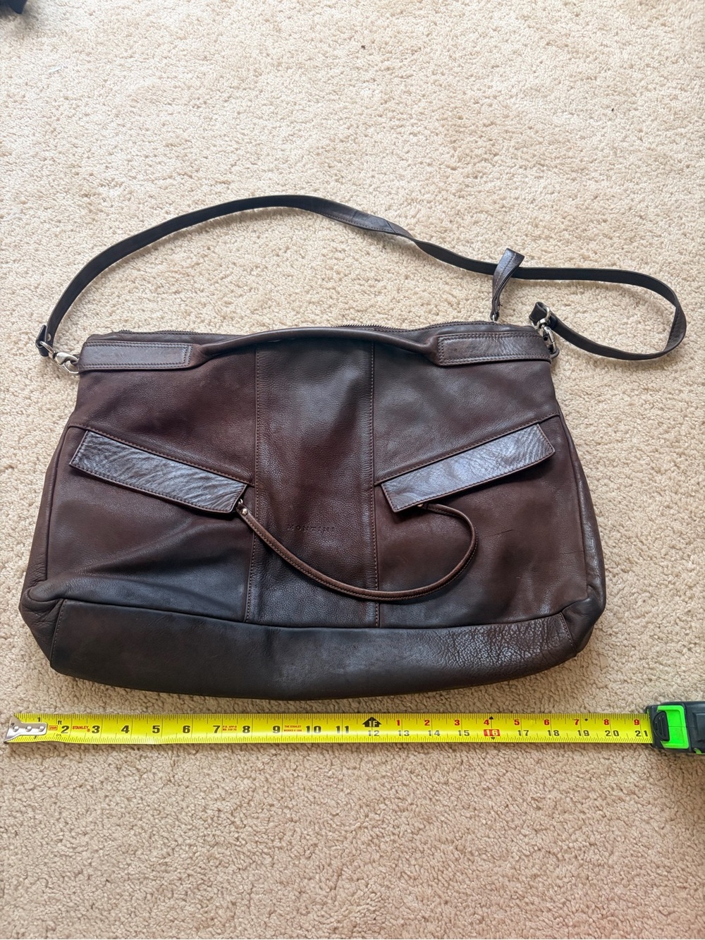 Brown Leather Crossbody Bag - Classic Everyday Carry